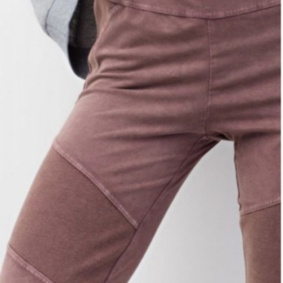 [boutique] mineral washed moto leggings - Picture 2 of 3